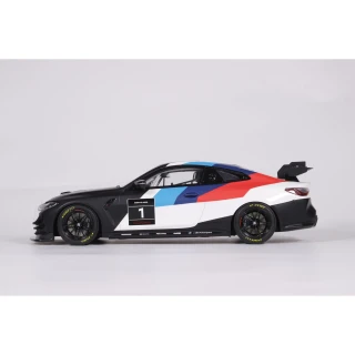 BMW M4 GT4 GT4 WHITE PRESENTATION 2022 OttO mobile 1:18 Resinemodell (Türen, Motorhaube... nicht zu öffnen!)